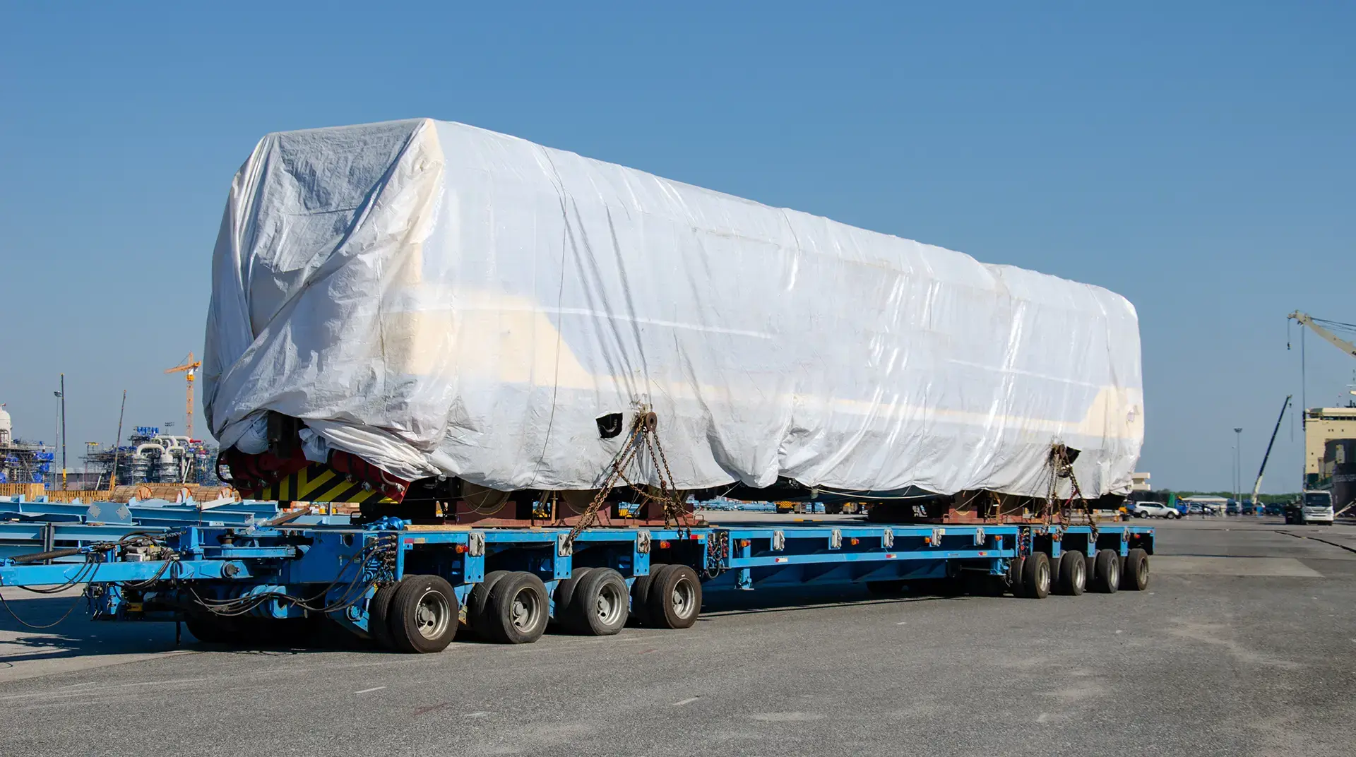 Banner oversized cargo five marine transport