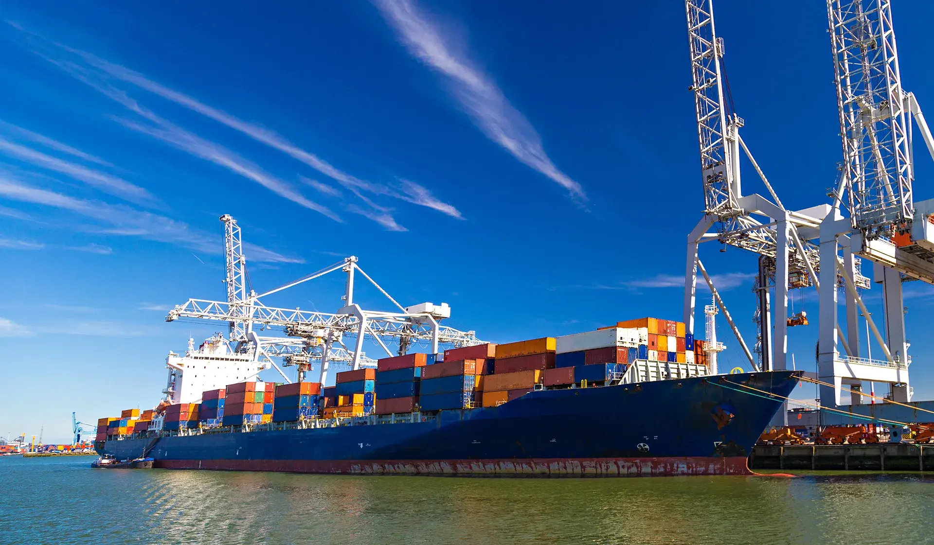 Banner zeevracht five marine transport