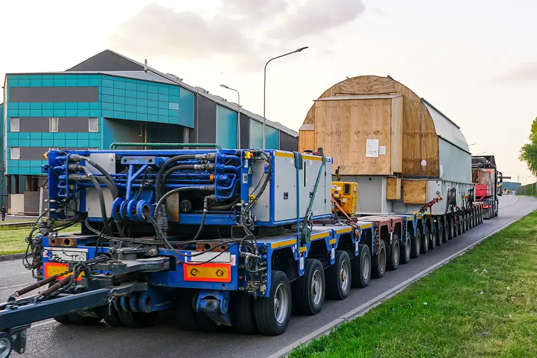 Oversized cargo met fmt five marine transport